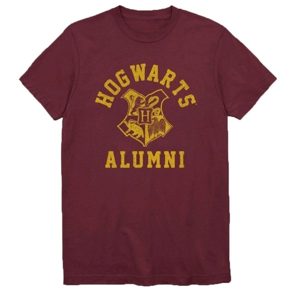 Harry Potter Hogwarts Alumni Maroon Graphic T-Shirt - 2X - Picture 1 of 2